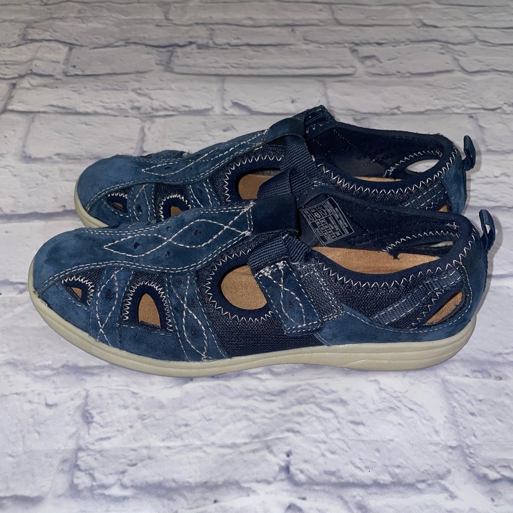 Earth Origins Effie Suede Dark Blue Size 8 - Picture 4 of 7